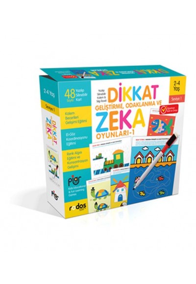 Dikkat Geliştirme, Odaklanma ve Zeka Oyunları -Seviye 1