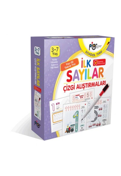 İlk Sayılar - Çizgi Alıştırmaları