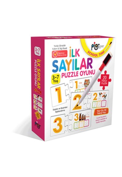 İlk Sayılar Puzzle Oyunu