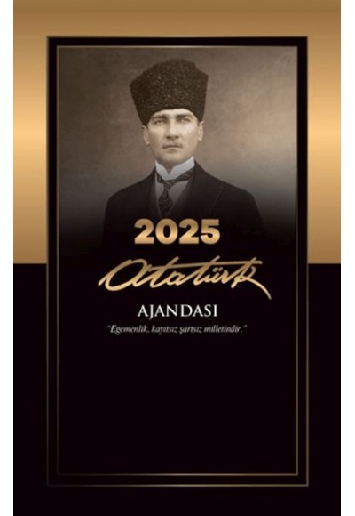 2025 Atatürk Ajandası - Kalpaklı