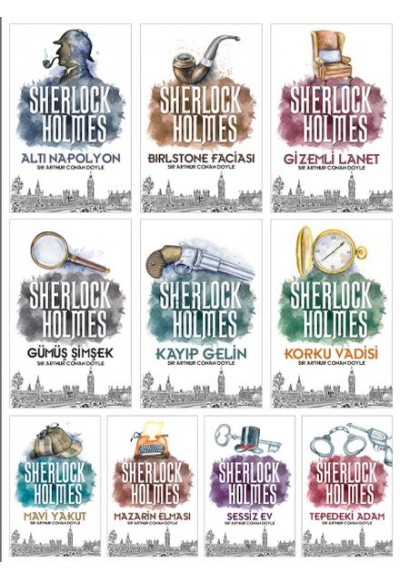Sherlock Holmes Seti - 10 Kitap Takım