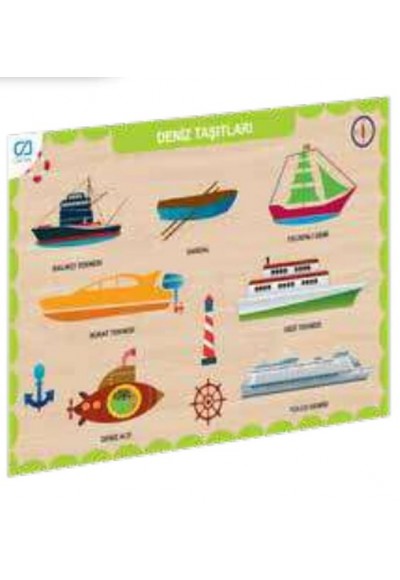 Ahşap Deniz Taşıtları Eğitici Set