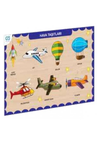 Ahşap Hava Taşıtları Eğitici Set