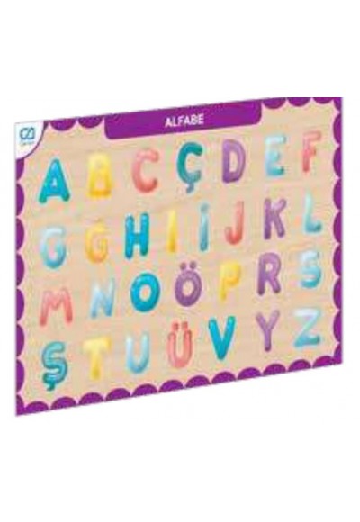 Ahşap Alfabe Eğitici Set