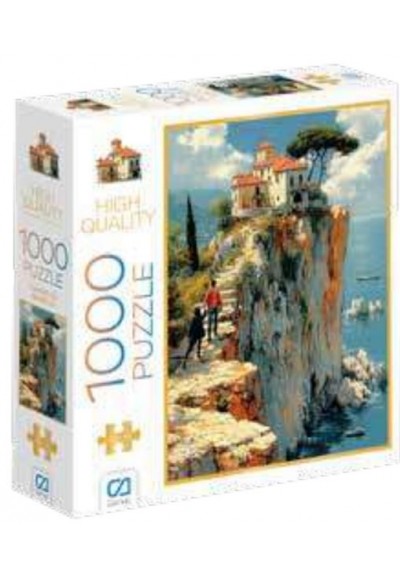 Tepedeki Ev Puzzle 1000
