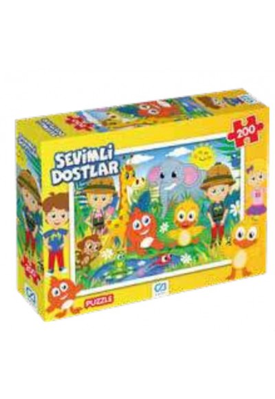 Sevimli Dostlar Puzzle 200