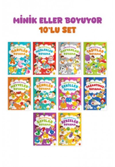 Minik Eller Boyuyor – 10 Kitaplık Set (Örnek Resimli)