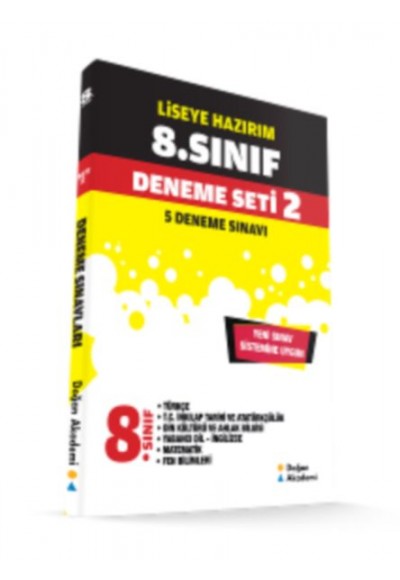 Doğan Akademi 8. Sınıf Deneme Seti 2 (5 Fasikül)