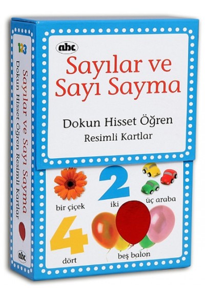 Dokun Hisset Öğren Resimli Kartlar Sayılar ve Sayı Sayma