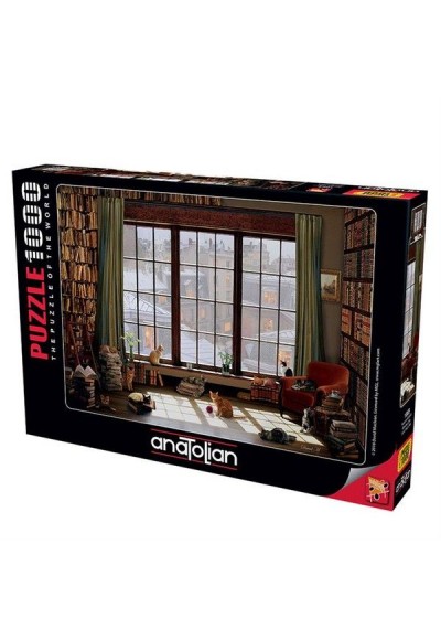 Anatolian -Puzzle 1000 Pencere Kedileri