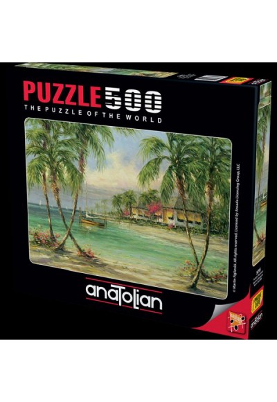 Anatolian 500 Parça Puzzle 3616 Palmiye Manzarası