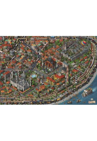 Puzzle 3000 Parça Fractal İstanbul