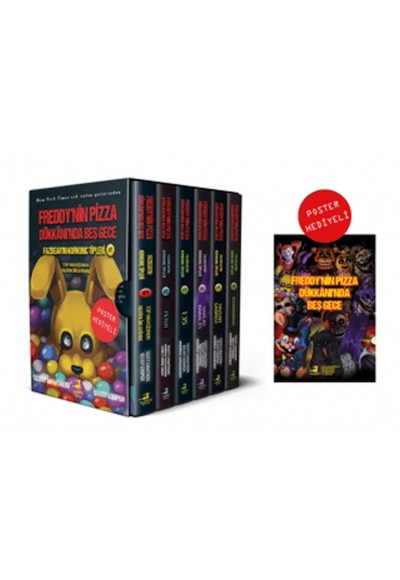 Fazbear’ın Korkunç Tipleri Serisi 6 Kitap - Poster Hediyeli