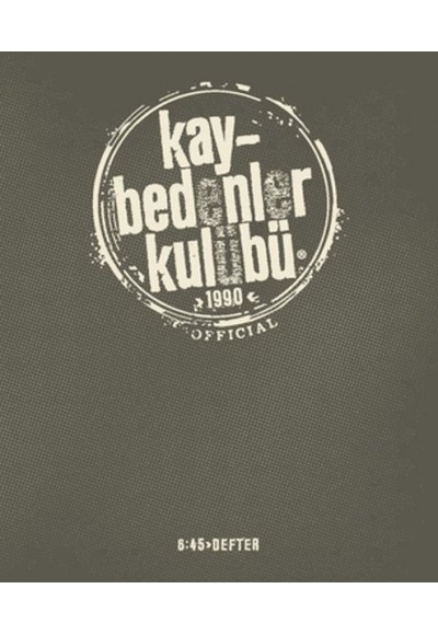 Kaybedenler Kulübü Kare Defter