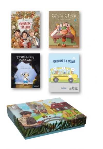 Ketebe Çocuk Kutulu Set 1 (4 Kitap Takım)