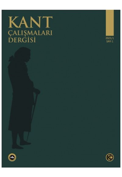 Kant Çalışmaları Dergisi Sayı 1