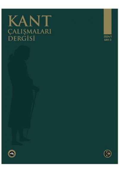 Kant Çalışmaları Dergisi Sayı: 3 - 2024