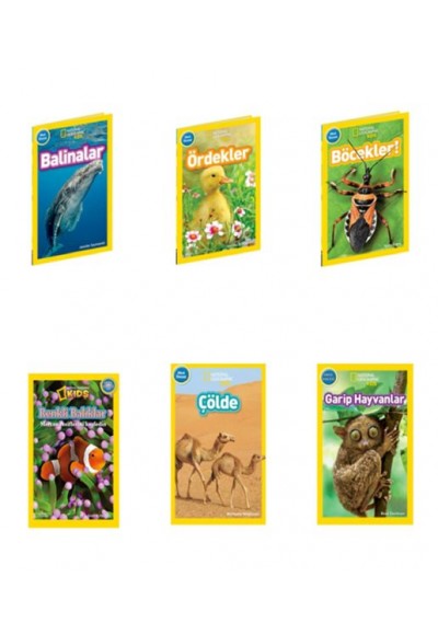 National Geographic Kids Okul Öncesi Serisi 6 Kitap