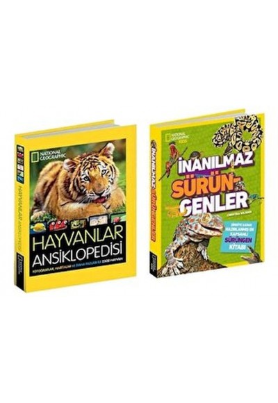 NG Kids Hayvanlar Ansiklopedi Seti 2 Kitap Ciltli