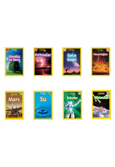 National Geographic Kids Bilim Seti 8 Kitap