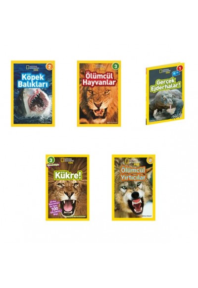 National Geographic Kids Ölümcül Hayvanlar Seti 5 Kitap