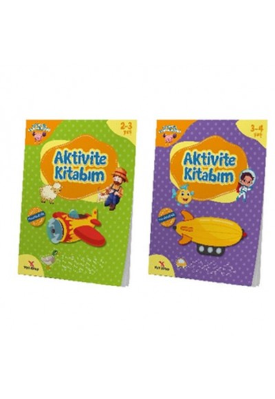 2-4 Yaş Aktivite Kitabım Evde Etkinlik Seti