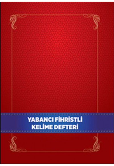 Yabancı Dil Fihristli Kelime Defteri