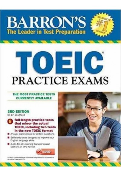 Barron's TOEIC Practice Exams with MP3 CD, 3rd Edition