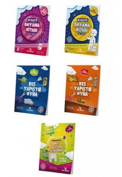 Okul Öncesi Etkinlik Seti 4-6 Yaş (5 Kitap)