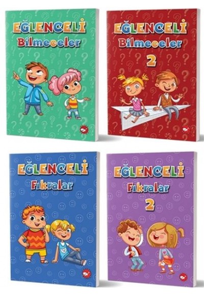 Eğlenceli Fıkralar ve Bilmeceler Seti (4 Kitap Takım)