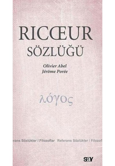 Ricoeur Sözlüğü