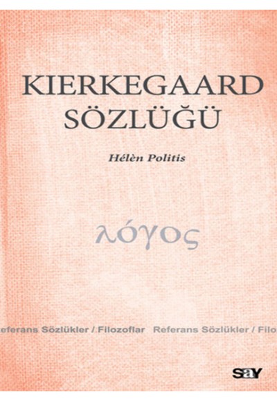 Kierkegaard Sözlüğü