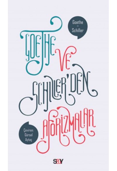 Goethe ve Schiller’den Aforizmalar