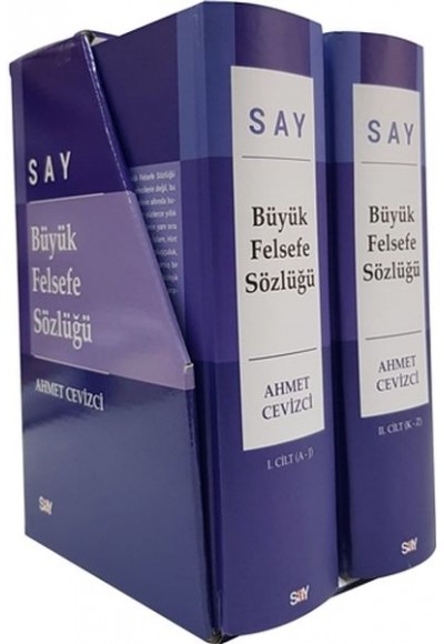 Say Büyük Felsefe Sözlüğü 2 Cilt Takım