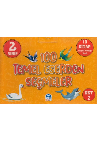 100 Temel Eserlerden Seçmeler 2. Sınıf 10 Kitap Set 2