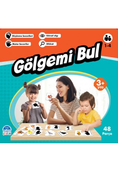 Gölgemi Bul - Eğitici Yapboz - 48 Parça