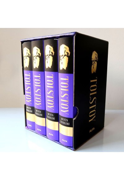 Tolstoy Bütün Eserleri - Ciltli 4 Kitap Takım