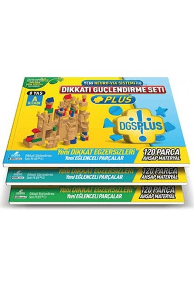 Dikkati Güçlendirme Seti Plus 8 Yaş Kitap