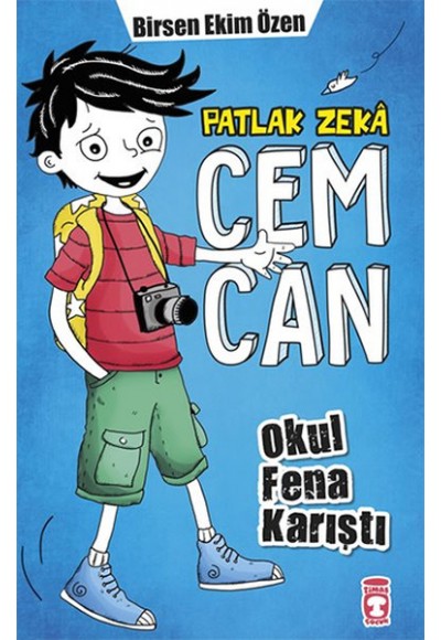 Patlak Zekâ Cemcan 1 - Okul Fena Karıştı (Ciltli)