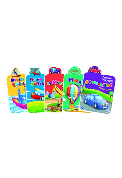 Taşıtları Tanıyalım Seti - 5 Kitap Takım
