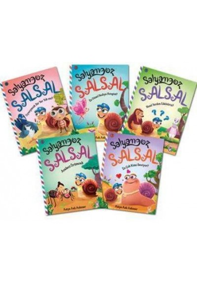 Salyangoz Salsal Seti 2 - (5 Kitap Takım)