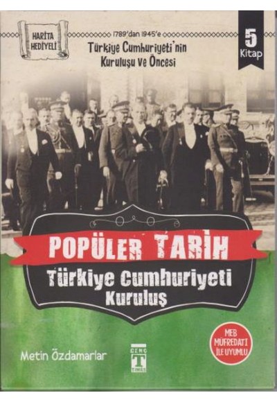 Popüler Tarih Türkiye Cumhuriyeti Kuruluş 5 Kitap