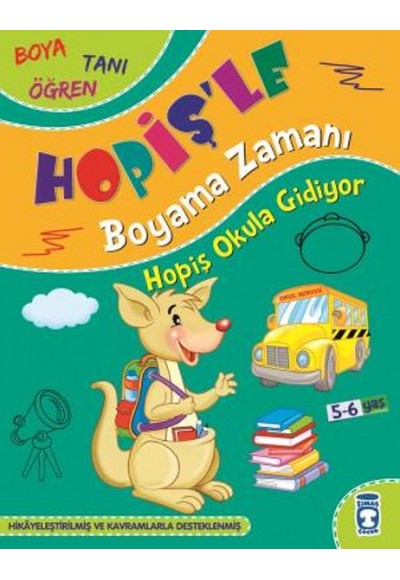 Hopiş Okula Gidiyor - Hopişle Boyama Zamanı