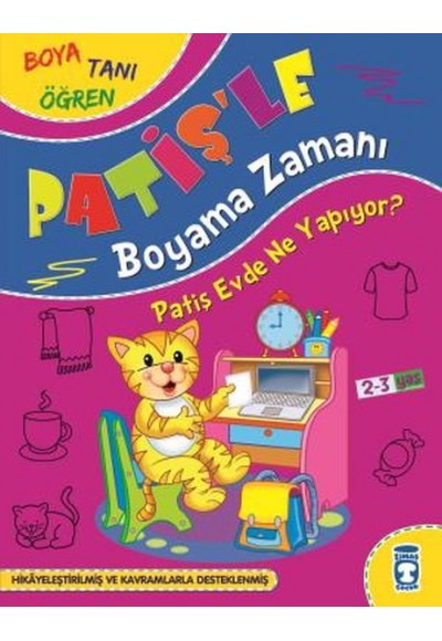 Patiş Evde Ne Yapıyor - Patişle Boyama Zamanı