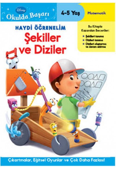 Okulda Başarı 01 - Haydi Öğrenelim Şekiller ve Diziler (4-5 Yaş)