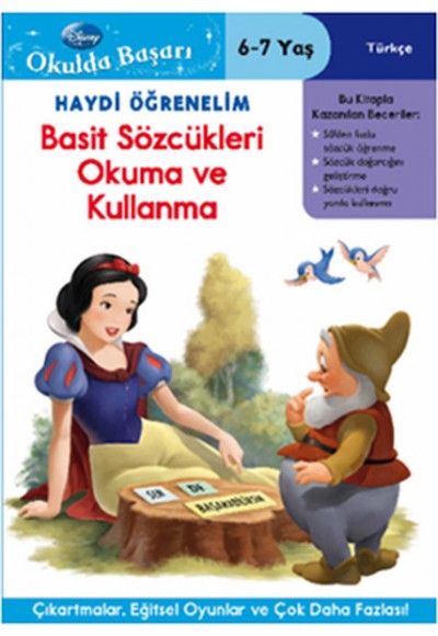 Okulda Başarı 15 - Haydi Öğrenelim Basit Sözcükleri Okuma ve Kullanma (6-7 Yaş)