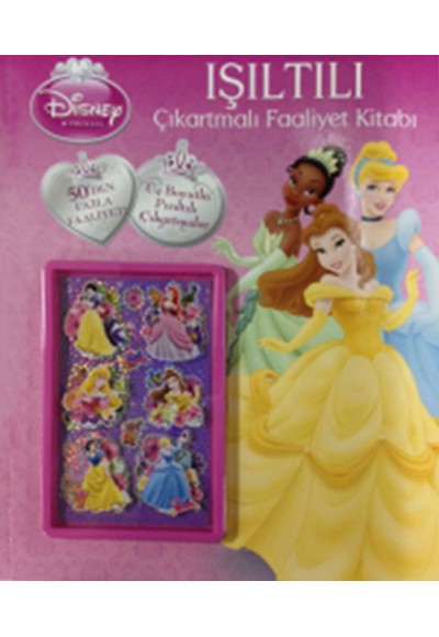 Disney Prenses Işıltılı Çıkartma Faaliyet Kitabı