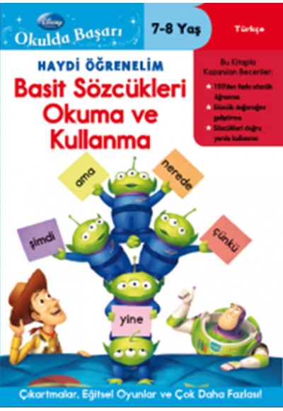 Okulda Başarı 22 - Haydi Öğrenelim Basit Sözcükleri Okuma ve Kullanma (7-8 Yaş)