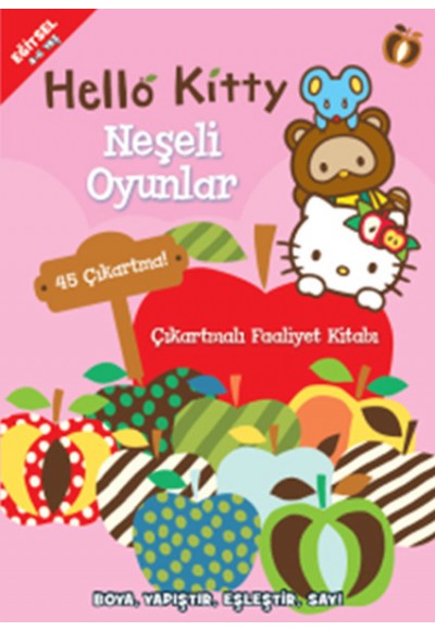 Hello Kitty - Neşeli Oyunlar  Çıkartmalı Faaliyet Kitabı