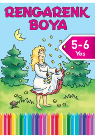 Rengarenk Boya (5-6 Yaş) 8. Kitap